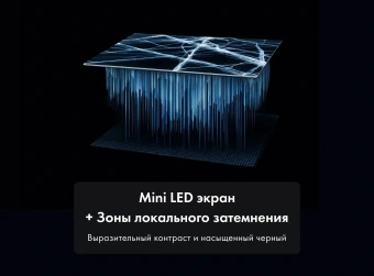 Телевизор LED Haier 75" 75 MiniLED M4 Frameless серебристый 4K Ultra HD 60Hz MEMC DVB-T DVB-T2 DVB-C DVB-S2 USB WiFi Smart TV - купить недорого с доставкой в интернет-магазине