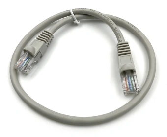 Патч-корд KingPrice KP-PC-c5e-0.5m-g UTP 4 пары cat.5E CCA molded 0.5м серый RJ-45 (m)-RJ-45 (m) - купить недорого с доставкой в интернет-магазине
