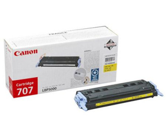 Картридж лазерный Canon 707Y 9421A004 желтый (2000стр.) для Canon LBP-5000/5100 - купить недорого с доставкой в интернет-магазине