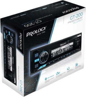 Автомагнитола Prology GT-200 1DIN 4x55Вт v4.2 ПДУ (PRGT200) - купить недорого с доставкой в интернет-магазине