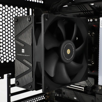 Устройство охлаждения(кулер) Thermalright Assassin Spirit 120 EVO Dark Soc-AM5/AM4/1200/1700/1851 черный 4-pin 27dB Al+Cu 525gr Ret (AS120-EVO-DARK) - купить недорого с доставкой в интернет-магазине