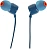 Гарнитура внутриканальные JBL Tune 110 1.2м синий проводные в ушной раковине (JBLT110BLU)