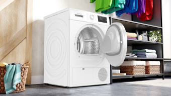 Сушильная машина Bosch WTH830L5SN пан.англ. кл.энер.:A+ макс.загр.:7кг белый - цена, купить или заказать с доставкой в интернет-магазине Сушильная машина Bosch WTH830L5SN пан.англ. кл.энер.:A+ макс.загр.:7кг белый - купить недорого с доставкой в интернет-магазине