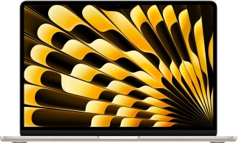 Ноутбук Apple MacBook Air A3114 M3 8 core 16Gb SSD256Gb/10 core GPU 15.3" Liquid Retina (2880x1864) macOS star WiFi BT Cam (MC9F4HN/A) - купить недорого с доставкой в интернет-магазине