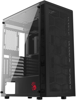 Корпус Bloody BD-CC115 черный без БП ATX 8x120mm 1xUSB2.0 1xUSB3.0 audio bott PSU - купить недорого с доставкой в интернет-магазине
