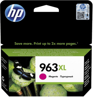 Картридж струйный HP 963XL 3JA28AE пурпурный (1600стр.) для HP OfficeJet Pro 901x/902x HP - купить недорого с доставкой в интернет-магазине