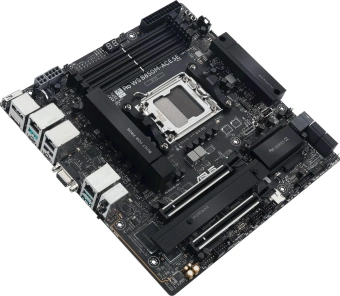 Материнская плата Asus PRO WS B850M-ACE SE Socket AM5 AMD B850 mATX AC`97 8ch(7.1) 1x10G/1х2,5G/1xGigabit RAID+VGA+HDMI+DP - купить недорого с доставкой в интернет-магазине