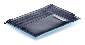 Чехол для кредитных карт Piquadro Blue Square PU1243B2R/BLU2 синий натур.кожа - купить недорого с доставкой в интернет-магазине