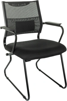Кресло Бюрократ CH Balance-Av черный Elastic-102 TW-11 сетка/ткань полозья металл черный - купить недорого с доставкой в интернет-магазине