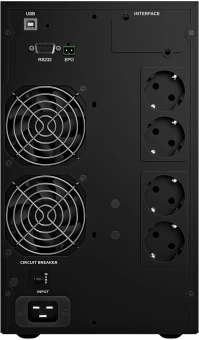 Источник бесперебойного питания Powercom Macan Plus MAC3000TEN 3000Вт 3000ВА черный - купить недорого с доставкой в интернет-магазине