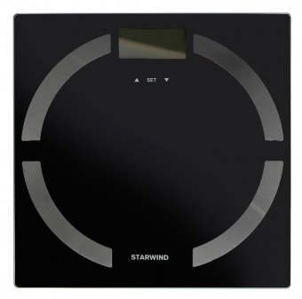 Весы напольные электронные Starwind SSP6051 макс.180кг черный - купить недорого с доставкой в интернет-магазине