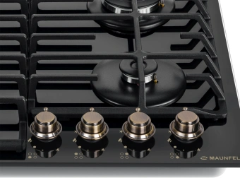 Газовая варочная поверхность Maunfeld EGHG.64.63CB.R/G черный - купить недорого с доставкой в интернет-магазине