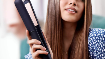 Выпрямитель Philips BHS378/00 черный/розовый макс.темп.:230С покрытие:керамико-кератиновое - купить недорого с доставкой в интернет-магазине