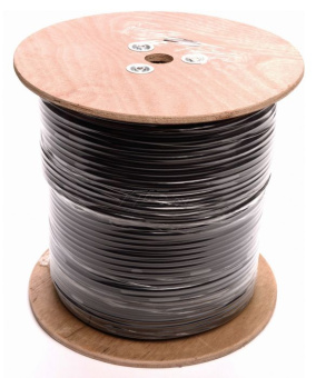 Кабель информационный Lanmaster LAN-6EUTP-OUT кат.6 UTP 4 пары 23AWG PE 305м черный - купить недорого с доставкой в интернет-магазине