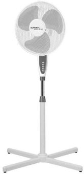 Вентилятор напольный Scarlett SC-SF111B24 40Вт скоростей:3 серый/белый - купить недорого с доставкой в интернет-магазине