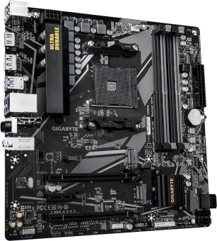 Материнская плата Gigabyte B550M DS3H AC R2 Soc-AM4 AMD B550 4xDDR4 mATX AC`97 8ch(7.1) GbLAN RAID+HDMI+DP - купить недорого с доставкой в интернет-магазине