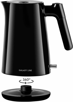 Чайник электрический Galaxy Line GL 0336 1л. 2200Вт черный (корпус: пластик) - купить недорого с доставкой в интернет-магазине