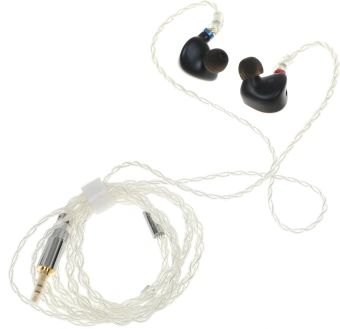 Наушники вкладыши Fiio FH5S 1.2м черный/медный проводные в ушной раковине (80001473) - купить недорого с доставкой в интернет-магазине