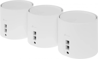 Бесшовный Mesh роутер TP-Link Deco X10 (DECO X10(3-PACK)) AX1500 10/100/1000BASE-TX белый (упак.:3шт) - купить недорого с доставкой в интернет-магазине