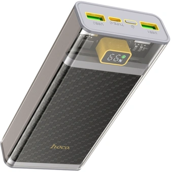 Мобильный аккумулятор Hoco J103A 20000mAh 2A серый (88948) - купить недорого с доставкой в интернет-магазине