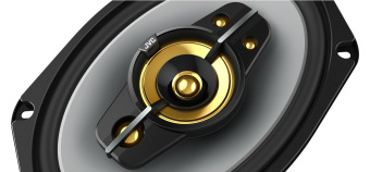 Колонки автомобильные JVC CS-DR695HP 800Вт 85дБ 4Ом 15x23см (6x9дюйм) (ком.:2кол.) коаксиальные пятиполосные - купить недорого с доставкой в интернет-магазине