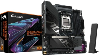 Материнская плата Gigabyte B850M A ELT WF6E SocketAM5 AMD B850 4xDDR5 mATX AC`97 8ch(7.1) 2.5Gg RAID+DP - купить недорого с доставкой в интернет-магазине