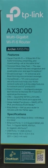 Роутер беспроводной TP-Link Archer AX55 Pro AX3000 100/1000/2500BASE-T черный - купить недорого с доставкой в интернет-магазине