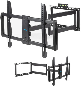 Кронштейн для телевизора Kromax GALACTIC-61 черный 32"-90" макс.45кг настенный поворот и наклон - купить недорого с доставкой в интернет-магазине