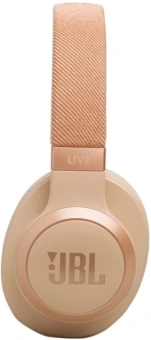 Гарнитура накладные JBL Live 770NC бежевый беспроводные bluetooth оголовье (JBLLIVE770NCSAT) - купить недорого с доставкой в интернет-магазине