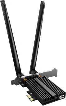 Сетевой адаптер Wi-Fi + Bluetooth Netis F2 АХ5400 PCI Express (ант.внеш.съем) 2ант. - купить недорого с доставкой в интернет-магазине