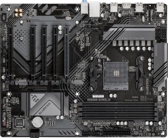 Материнская плата Gigabyte B550 EAGLE Soc-AM4 AMD B550 4xDDR4 ATX AC`97 8ch(7.1) GbLAN RAID+DVI+HDMI - купить недорого с доставкой в интернет-магазине