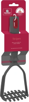 Картофелемялка Rondell Stripes RD-1626 серый/красный упак.:картонная подложка - купить недорого с доставкой в интернет-магазине