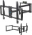 Кронштейн для телевизора Kromax GALACTIC-61 черный 32"-90" макс.45кг настенный поворот и наклон - купить недорого с доставкой в интернет-магазине