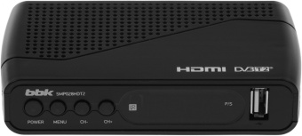 Ресивер DVB-T2 BBK SMP028HDT2 черный - купить недорого с доставкой в интернет-магазине