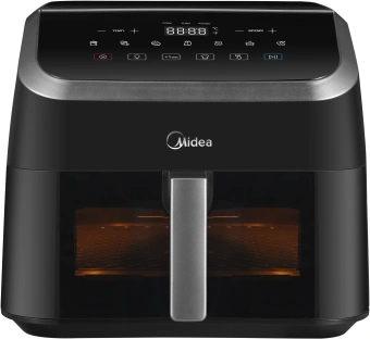 Аэрогриль Midea MAF-CY85WK 8.5л 2200Вт черный - купить недорого с доставкой в интернет-магазине