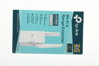 Повторитель беспроводного сигнала TP-Link RE705X AX3000 10/100/1000BASE-TX белый - купить недорого с доставкой в интернет-магазине