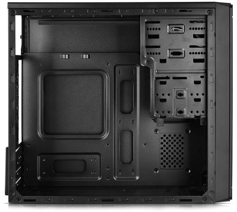 Корпус Deepcool Wave V2 черный без БП mATX 2x120mm 1xUSB2.0 1xUSB3.0 audio - купить недорого с доставкой в интернет-магазине