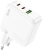 Сетевое зар./устр. Hoco C115A Header PD65W three-port(2C1A) charger(EU) 65W 3.25A+3A+2A+1.5A (PD+QC) универсальное белый (98312) - купить недорого с доставкой в интернет-магазине