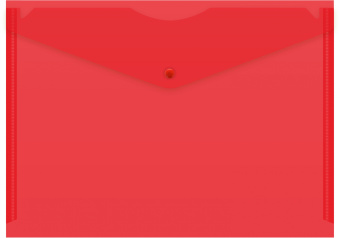 Конверт на кнопке Buro -PK120BU/RED A4 пластик 0.12мм красный - купить недорого с доставкой в интернет-магазине