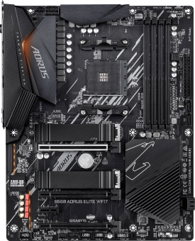 Материнская плата Gigabyte B550 AORUS ELITE WIFI7 Soc-AM4 AMD B550 4xDDR4 ATX AC`97 8ch(7.1) 2.5Gg RAID+HDMI+DP - купить недорого с доставкой в интернет-магазине