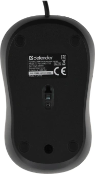 Мышь Defender Patch MS-759 черный оптическая 1000dpi USB для ноутбука 2but (52759) - купить недорого с доставкой в интернет-магазине
