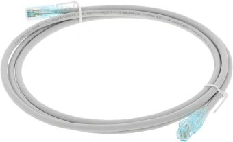 Патч-корд Hyperline PC-LPM-UTP-RJ45-RJ45-C6-2M-LSZH-GY UTP RJ-45 вил.-вилка RJ-45 кат.6 2м серый LSZH 24AWG - купить недорого с доставкой в интернет-магазине