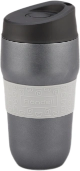Термокружка для напитков Rondell Filigran RDS-1897 0.32л. темно-серый картонная коробка - купить недорого с доставкой в интернет-магазине