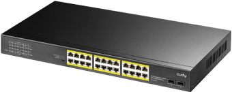 Коммутатор Cudy GS1028PS2 (L2) 24x1Гбит/с 2SFP 24PoE+ 300W неуправляемый - купить недорого с доставкой в интернет-магазине