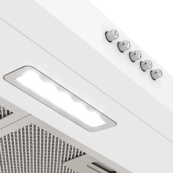 Вытяжка козырьковая Elikor Eco ONE 60 WH белый управление: кнопочное - купить недорого с доставкой в интернет-магазине