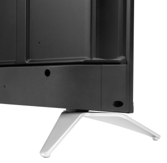 Телевизор QLED Hyundai 55" H-LED55QBU7500 Android TV Frameless черный/серебристый 4K Ultra HD 60Hz DVB-T DVB-T2 DVB-C DVB-S DVB-S2 USB WiFi Smart TV - купить недорого с доставкой в интернет-магазине