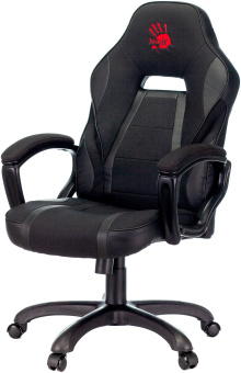 Кресло игровое A4Tech Bloody GC-370 черный ткань/эко.кожа крестов. - купить недорого с доставкой в интернет-магазине