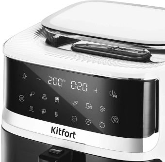 Аэрогриль Kitfort КТ-8151 7л 1700Вт белый - купить недорого с доставкой в интернет-магазине