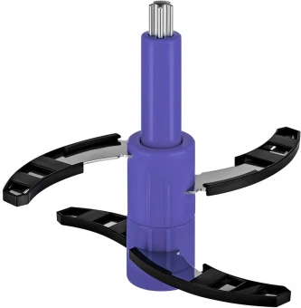 Измельчитель электрический Kitfort КТ-3050-1 1.5л. 400Вт белый/фиолетовый - купить недорого с доставкой в интернет-магазине