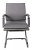 Кресло Бюрократ CH-993-Low-V серый эко.кожа низк.спин. полозья металл хром - купить недорого с доставкой в интернет-магазине